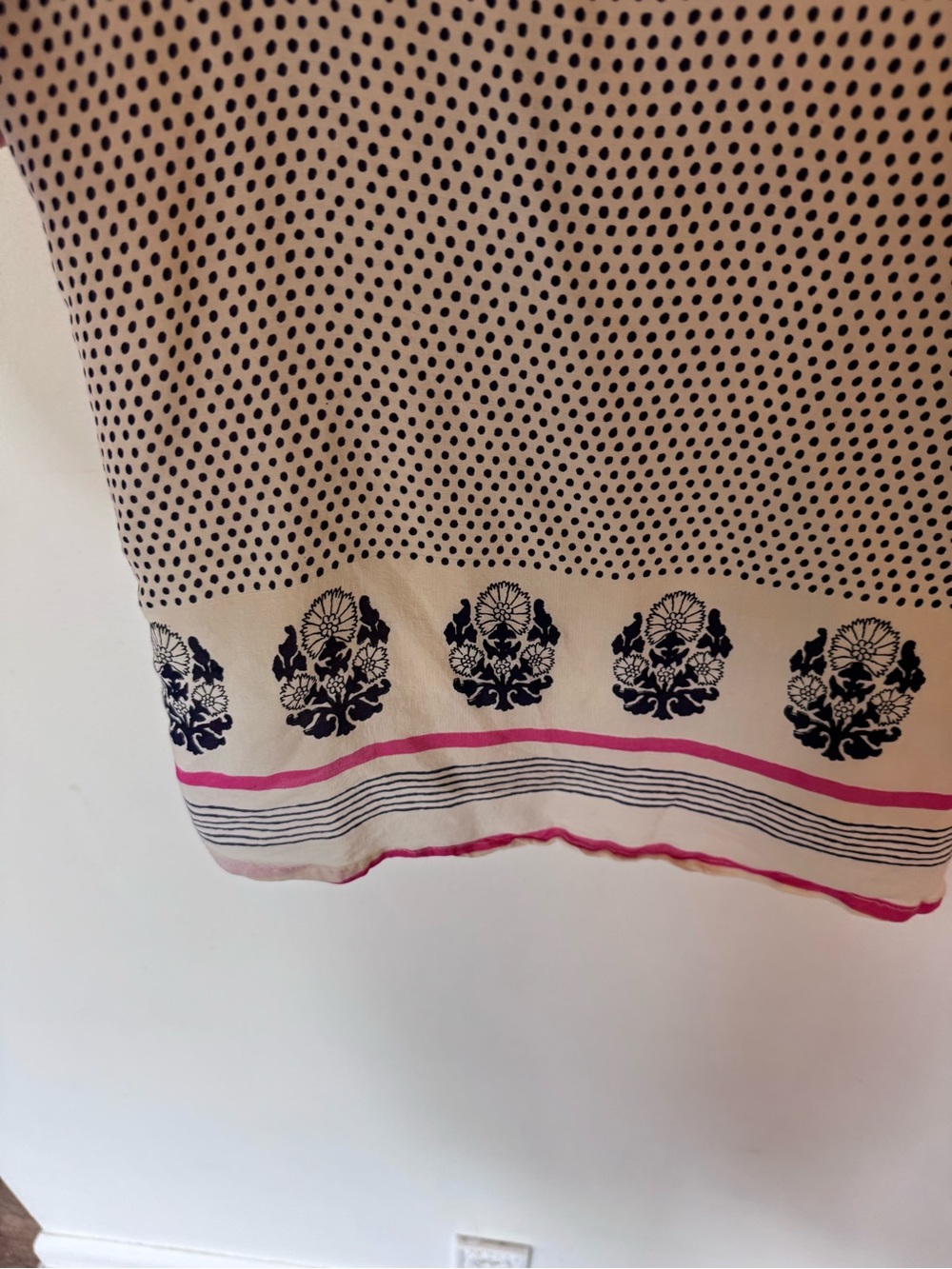 Lucky Brand Sleeveless Polka Dot & Border Print Tank Top size medium - Picture 3 of 7